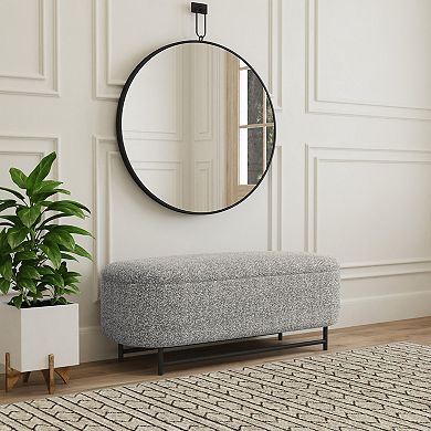 HomePop Ellipse Storage Bench
