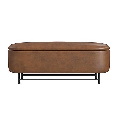 HomePop Ellipse Storage Bench