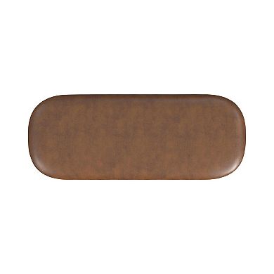 HomePop Ellipse Storage Bench