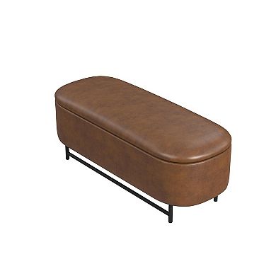 HomePop Ellipse Storage Bench