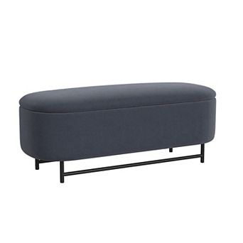 HomePop Ellipse Storage Bench