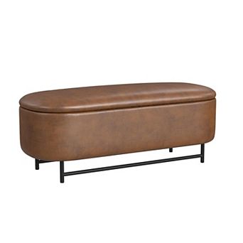 HomePop Ellipse Storage Bench
