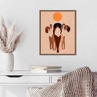 Amanti Art Women Framed Canvas Wall Art