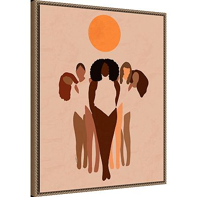 Amanti Art Women Framed Canvas Wall Art