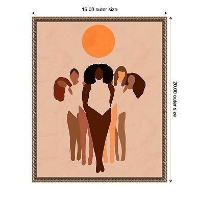 Amanti Art Women Framed Canvas Wall Art