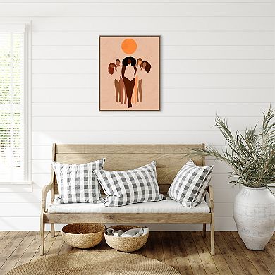 Amanti Art Women Framed Canvas Wall Art