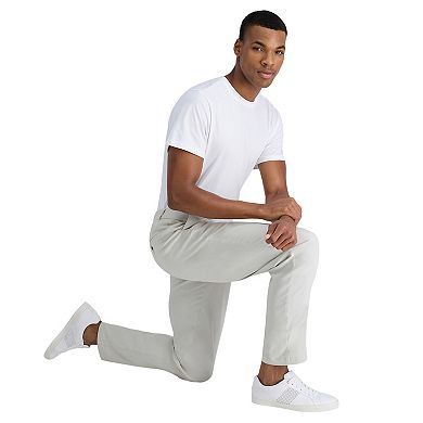 Men's Haggar® Life Khaki™ Straight Fit Flex Pants