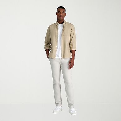 Men's Haggar® Life Khaki™ Straight Fit Flex Pants