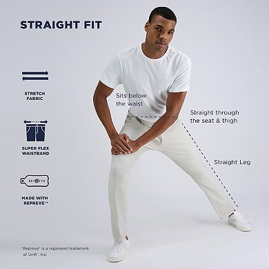 Men's Haggar® Life Khaki™ Straight Fit Flex Pants