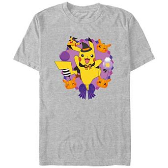 Men's Pokemon Halloween Pikachu Graphic Tee