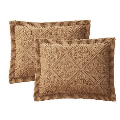VCNY Home Westland Quilted Plush Bedspread Set