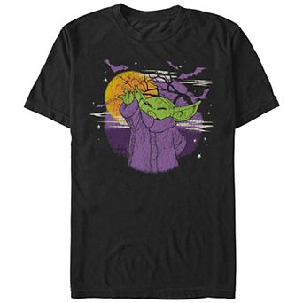 Men's Star Wars The Mandalorian Grogu Halloween Graphic Tee