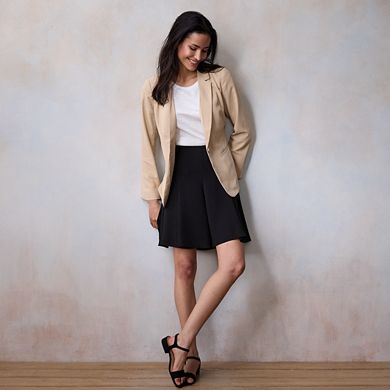 Petite LC Lauren Conrad Godet Mini Skirt