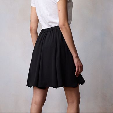 Petite LC Lauren Conrad Godet Mini Skirt