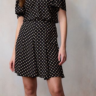 Petite LC Lauren Conrad Godet Mini Skirt
