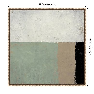 Amanti Art Sage Framed Canvas Wall Art
