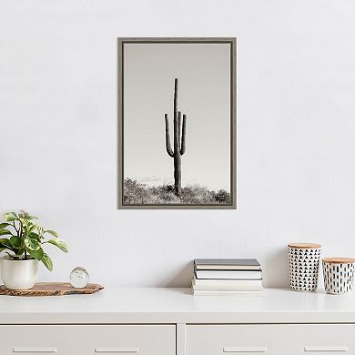 Amanti Art Saguaro Afternoon Framed Canvas Wall Art