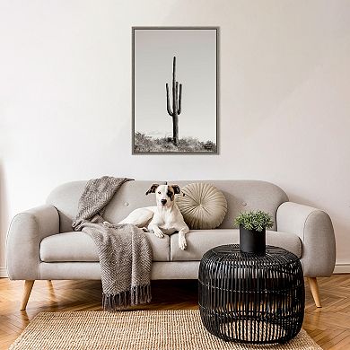 Amanti Art Saguaro Afternoon Framed Canvas Wall Art