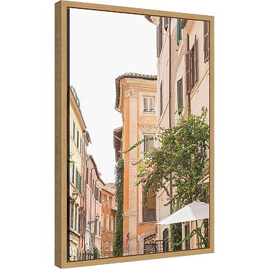 Amanti Art Streets of Rome Framed Canvas Wall Art