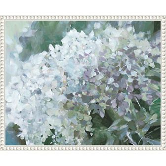 Amanti Art Subtle Shifts Hydrangea Framed Canvas Wall Art