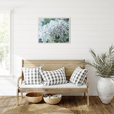 Amanti Art Subtle Shifts Hydrangea Framed Canvas Wall Art