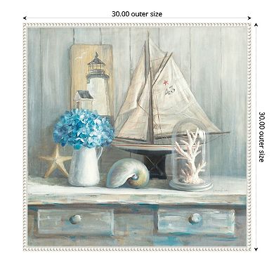 Amanti Art Summer House Square by Danhui Nai Canvas Wall Art