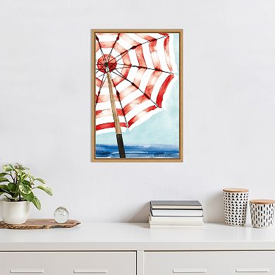 Amanti Art Surf and Sun I Red by Mercedes Lopez Charro Canvas Wall Art