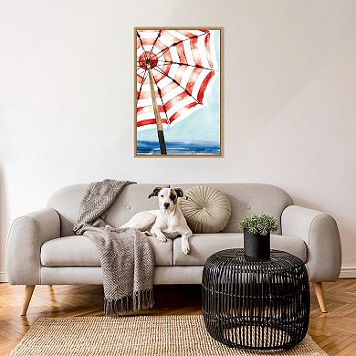 Amanti Art Surf and Sun I Red by Mercedes Lopez Charro Canvas Wall Art