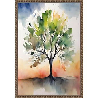 Amanti Art Tree of Color by Sally Ann Moss Canvas Wall Art