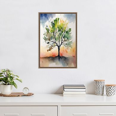 Amanti Art Tree of Color by Sally Ann Moss Canvas Wall Art