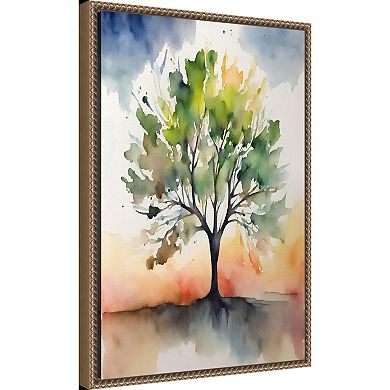 Amanti Art Tree of Color by Sally Ann Moss Canvas Wall Art