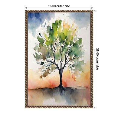 Amanti Art Tree of Color by Sally Ann Moss Canvas Wall Art
