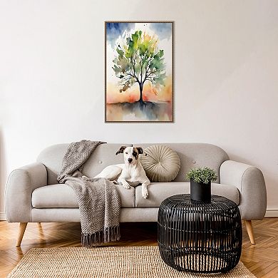 Amanti Art Tree of Color by Sally Ann Moss Canvas Wall Art