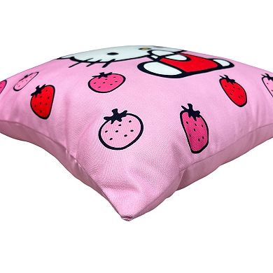 Hello Kitty Strawberry Decorative Throw Pillow