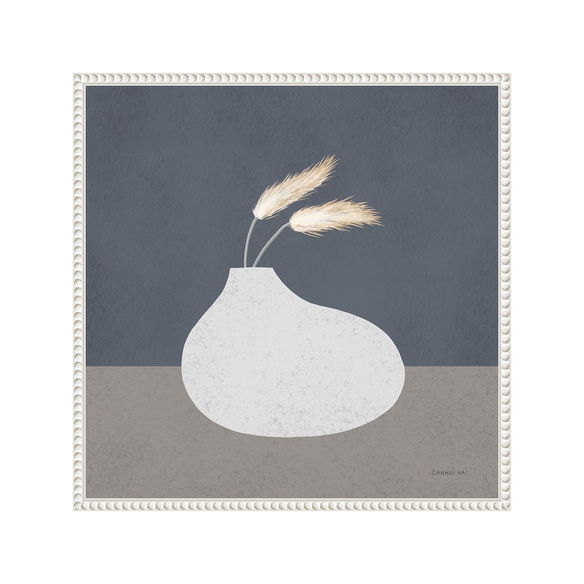 Amanti Art Modern Vessels III by Danhui Nai Canvas Wall Art, White