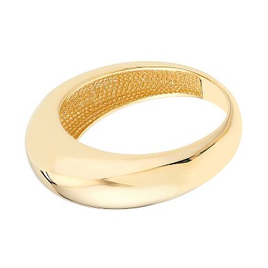 Color Romance 14k Gold Dome Band Ring