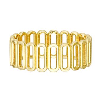 Color Romance 14k Gold Open Link Ring