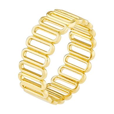 Color Romance 14k Gold Open Link Ring