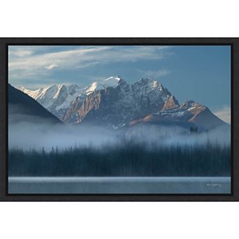 Amanti Art Mount Vaux and Emerald Lake by Alan Majchrowicz Canvas Wall Art