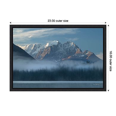 Amanti Art Mount Vaux and Emerald Lake by Alan Majchrowicz Canvas Wall Art