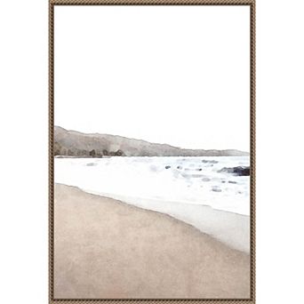 Amanti Art Neutral Beach by Melloi Art Prints Canvas Wall Art