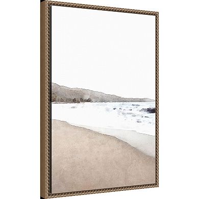 Amanti Art Neutral Beach by Melloi Art Prints Canvas Wall Art