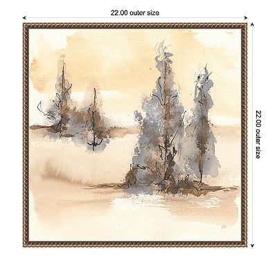 Amanti Art Neutral Treescape II by Chris Paschke Canvas Wall Art