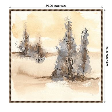 Amanti Art Neutral Treescape II by Chris Paschke Canvas Wall Art