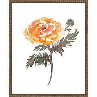 Amanti Art October Marigold by Amanda Cook Canvas Wall Art