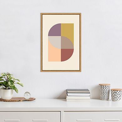 Amanti Art Peach 31 Framed Canvas Wall Art