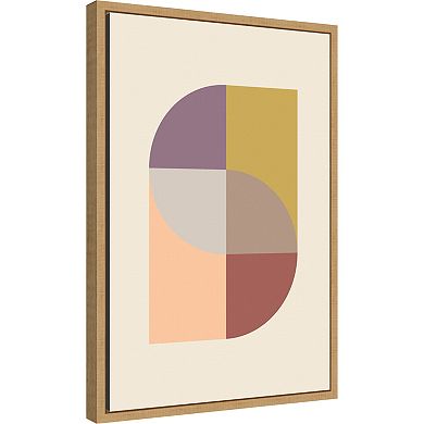 Amanti Art Peach 31 Framed Canvas Wall Art