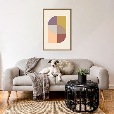 Amanti Art Peach 31 Framed Canvas Wall Art