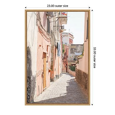 Amanti Art Procida Alleys Framed Canvas Wall Art
