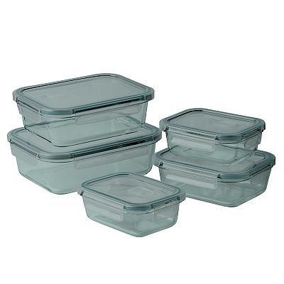 Cook With Color Glass Food Storage Container 10-piece Set